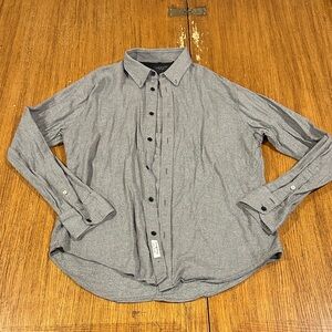 RAG AND BONE Grey Buttoned Down Shirt